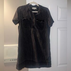 Charcoal Madewell denim dress. Size small. Lightly worn.